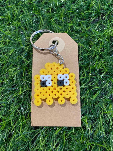 Pac-Man Ghost Keyring (Yellow)